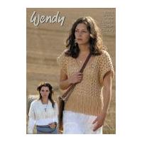 Wendy Ladies Lacy Top & Shrug Supreme Knitting Pattern 5659 Chunky