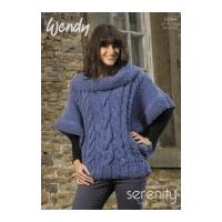 Wendy Ladies Oversized Sweater Top Serenity Knitting Pattern 5644 Super Chunky