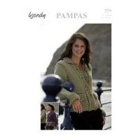 Wendy Ladies Jacket Pampas Knitting Pattern 5316 Super Chunky