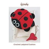 Wendy Crochet Kit Ladybird Cushion