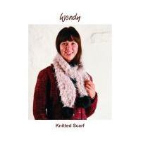 wendy knitting kit beige cosy furry scarf