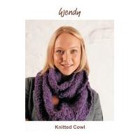 Wendy Knitting Kit Purple Cosy Knitted Cowl