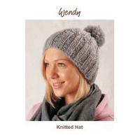 Wendy Knitting Kit Grey Cosy Knitted Hat