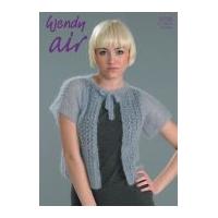 Wendy Ladies Tie Front Cardigan Air Knitting Pattern 5726 4 Ply