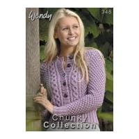 Wendy Knitting Pattern Book Chunky Collection 348 Chunky