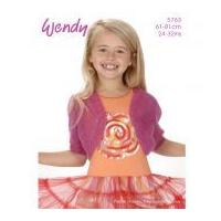 Wendy Girls Bolero Air Knitting Pattern 5763 4 Ply