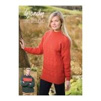 Wendy Mens & Ladies Sweaters Merino Knitting Pattern 5813 DK