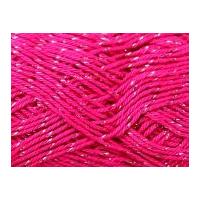 Wendy Supreme Sparkle Cotton Knitting Yarn DK 1920 Berry Shine