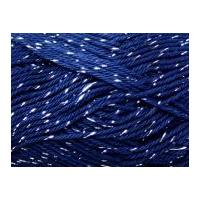 Wendy Supreme Sparkle Cotton Knitting Yarn DK 1913 Navy Shine