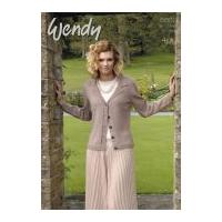 Wendy Ladies Cardigan Merino & Supreme Knitting Pattern 5689 4 Ply