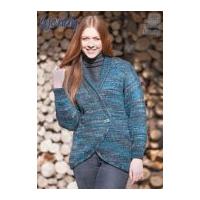 Wendy Ladies Jacket Evolve Knitting Pattern 5905 Chunky