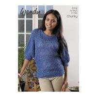 wendy ladies sweater supreme knitting pattern 5712 chunky