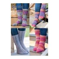 Wendy Ladies Socks Roam Knitting Pattern 5936 4 Ply