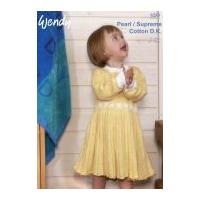 Wendy Girls Dress Supreme Knitting Pattern 5253 DK