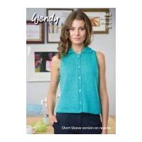 Wendy Ladies Waistcoat Supreme Knitting Pattern 5882 DK