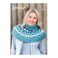 Wendy Ladies Capelet Mode, Merino & Serenity Knitting Pattern 5964 Chunky