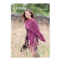 Wendy Ladies Wrap Serenity Knitting Pattern 5966 Super Chunky