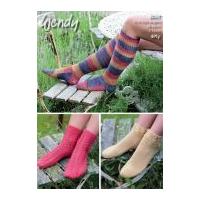 Wendy Ladies Socks Roam Knitting Pattern 6009 4 Ply