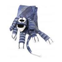 wendy four legged friend dog scarf knitting kit blue