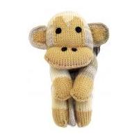 Wendy Four Legged Friend Monkey Scarf Knitting Kit Pebbles