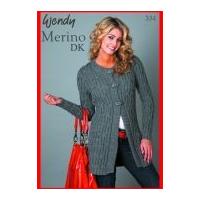 Wendy Knitting Pattern Book Merino Bliss 334 DK