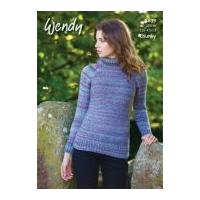 Wendy Ladies Sweater Festival Knitting Pattern 5839 Chunky