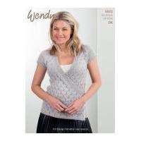 Wendy Ladies Wrap Top Celeste Knitting Pattern 5922 DK