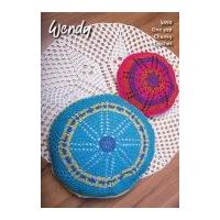 wendy home floor cushions supreme crochet pattern 5890 chunky