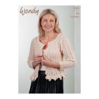 Wendy Ladies Cardigan Crochet Pattern 5925 DK