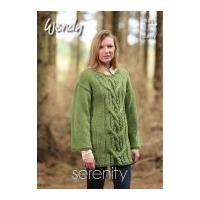 Wendy Ladies Sweater Serenity Knitting Pattern 5837 Chunky