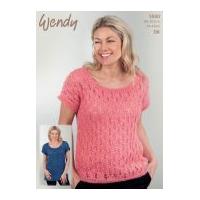 wendy ladies tops celeste knitting pattern 5920 dk