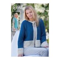 Wendy Ladies Jackets Fleur Knitting Pattern 5996 DK