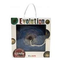 wendy evolution scarf shawl in a box knitting crochet kit 3391 ocean