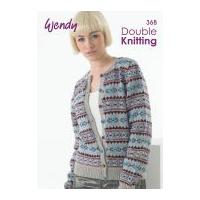 Wendy Knitting Pattern Book Double Knitting 368 DK