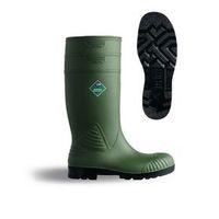 WELLINGTONS-SAFETY-HEAVY DUTY GREEN - SIZE 6