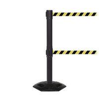 WEATHERMASTER 250 TWIN BLACK POST, 3.4M YELL/BLACK DIAGONAL BELT WEB