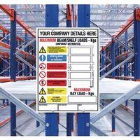 weight load notice pallet rackshelving 470 x 350