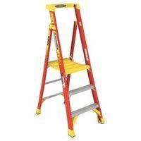WERNER PODIUM STEP LADDER 3 TREAD