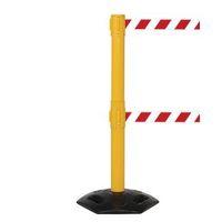 WEATHERMASTER 250 TWIN YELLOW POST, 3.4M RED/WHITE DIAGONAL BELT WEB