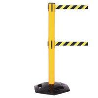 WEATHERMASTER 250 TWIN YELLOW POST, 3.4M YELL/BLACK DIAGONAL BELT WEB