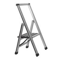 Wenko Aluminum Folding Step Ladder with 1 Step