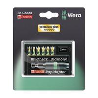 Wera 05073535001 8755-6 Premium Plus Diamond Bit-Check Pozi Bits, ...