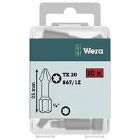 Wera 05072409001 Classic Torx Bits With 1/4in Hexagon Drive TX 25, ...