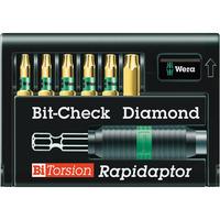 Wera 05056372001 8767-6 Rapidaptor Bit Holder with Diamond Torx Bi...