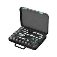 Wera 05003596001 8100SB/4 38-Piece Zyklop Imperial Ratchet Set, 3/...