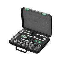 Wera 05003594001 8100SB2 43-Piece Zyklop Metric Ratchet Set, 3/8in...