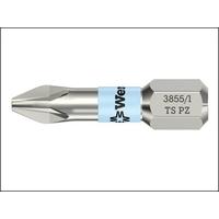 Wera 3855/1 TS Pozidriv Pz 2 Torsion Stainless Steel Insert Bits 25mm