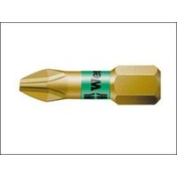 Wera 851/1 BTH Phillips BiTorsion PH2 Insert Bit Extra Hard 25mm (10)