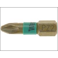 Wera 855/1 BTH Pozidriv BiTorsion PZ1 Bit Extra Hard 25 mm Pack 10