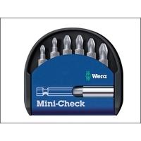 wera mini check pozi bit set 7 piece